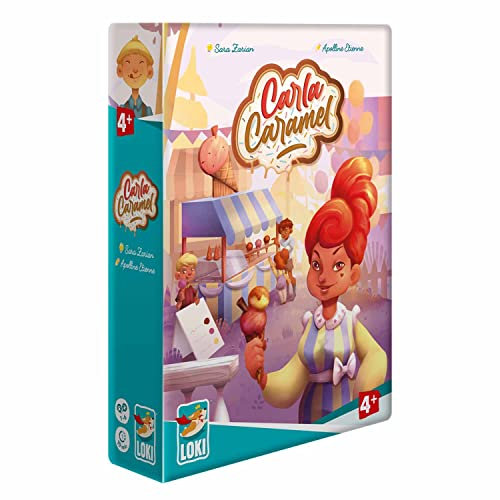 HUCH! Loki | 518980 | Carla Caramel | Nominiert zum Kinderspiel des Jahres 2023 | kooperatives Kinderspiel | für 1-6 Spieler ab 4 Jahren | Verteilt Carlas köstliche Eiscreme, Bevor sie schmilzt!