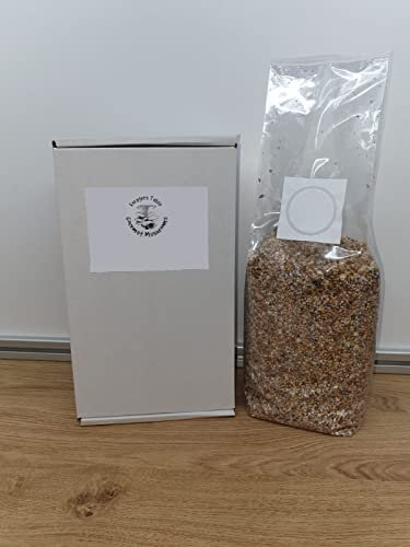 Mushroom Spawn/Seeds Stropharia rugoso-Annulata, 1kg Heat Sealed Bag (Garden Giant)