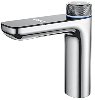 Ksunun Robinet Salle De Bain, Mitigeur Lavabo avec Affichage NuméRique De La TempéRature, Robinet Lave Main, Robinet Lavabo Eau Chaude Et Froide Disponible, Robinets De Lavabo pour Salle De Bain