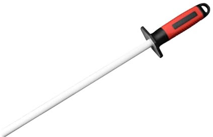 Fenteer Afilador de Cuchillos Cerámico con Diseño Ergonómico, 12 Pulgadas