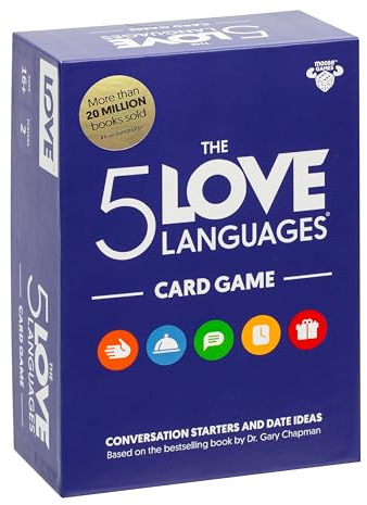 The 5 Love Languages® Card Game, Discover More About Yourself & Your Partner, 300 Prompt Cards to Spark Deep, Meaningful Conversations, Create New Date Ideas and Fun Quiz Questions for 2 Players, 16+
