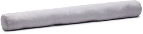 liebling Marco Zugluftrolle, Zugluftstopper, aus 100% Polyester, 210g HCS - Faserkugeln, 10 x 90 cm, Farbe: Silber