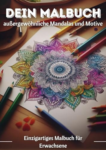 Dein Malbuch - Malbuch für Erwachsene: Mandalas und inspirierende Motive – Dein neues Lieblings-Malbuch für Entspannung und Kreativität