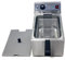 Commercial Deep Fat Fryer, 17L Large Electric Deep Fryer with Chip Basket and Lid, Temperature Control Stainless Steel Frying Machine(240V 3KW)