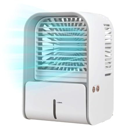 Generisch Ventilador de circulación de aire, ventilador de escritorio | ventilador de aire de mesa | ventilador alimentado por USB, pequeños ventiladores para dormitorio, lugar de trabajo, ventilador