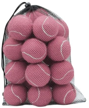 harayaa 20 Stück Tennisbälle, 6,4 cm Durchmesser, für Training Und Freizeitaktivitäten
