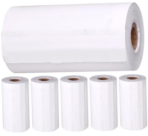jojofuny 6er-pack Thermodrucker-papierrollen Nachfüllpapier Für Sofortbildkameras Zubehör