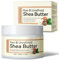 Organic Shea Butter, Raw & Unrefined Shea Butters for Body, Face & Hair, Pure Shea Butter with vitamins A, E & F, Long-Lasting Hydration for Dry Skin, Hair Care, DIY Lip Balm, Natural Moisturize