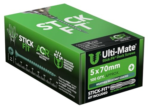 Ulti-Mate Decking Screws 5.0 x 70mm - box of 100