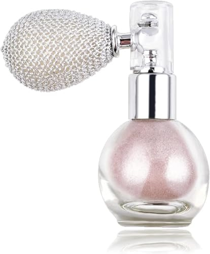 Spray à paillettes, Poudre Etincelante Spray Paillette,Sprays de paillettes pour le corps,Paillettespray pour Cheveux et Corps,Accessoire indispensable soirées(Rose)