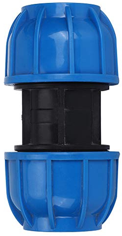Raccordi per tubi, adattatore per connettore dritto per tubo dell'acqua in plastica PE da 2,5 pollici a 2,5 pollici per impianti idraulici per uso industriale domestico