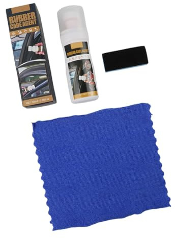 Auratrove 100ML Car Rubber Seal Restorer Spray with Applicator Sponge, Weatherproof Protectant for Doors for windows Trunks, Auto Detailing Kit