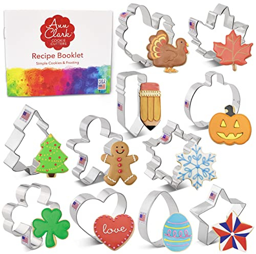 Ann Clark Every Season: 11-pc. Christmas, Easter, Halloween, St. Patrick's Day & More Made in USA