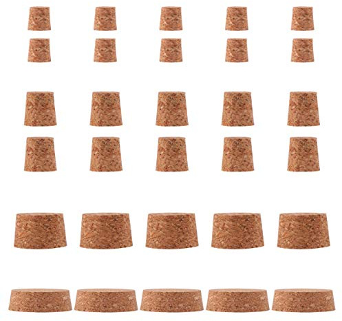 Milisten Wine Bottle Stopper Food Grade Cork Material Tapered Design Stoppers for Home Restaurant Use Prevents Air Leakage Easy to Insert Remove