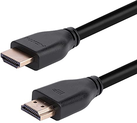 Monoprice 8K Certified Ultra High Speed HDMI 2.1 Cable - 8K@60Hz, 48Gbps, CL2 In-Wall Rated, 30AWG, Dynamic HDR and Dolby Vision, Supports eARC (Enhanced Audio Return Channel) 10 Feet - Black