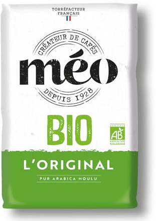 MEO - Café Biologique Moulu 100% Arabica 500G - ( Lot De 3 )