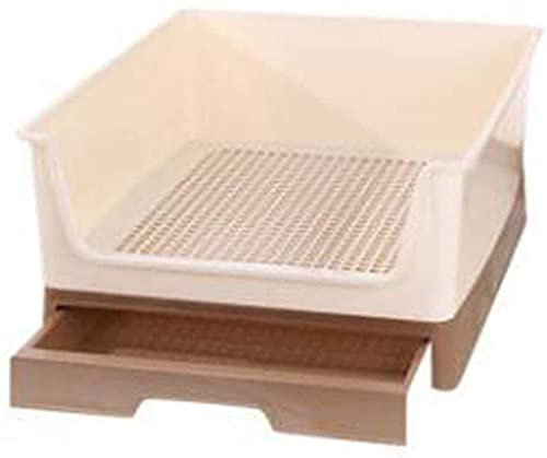 Toilette pour Chien, D'intérieur Convient pour Un Usage DomestiqueConvient Aux Chiots Qui Tirent La Chasse d'eau du Tiroir D'urinoir pour Chien