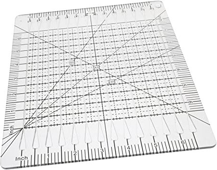 ULDIGI Näh-lineal Aus Transparentem Kunststoff Patchwork-quilt-lineal Zum Schneiden Und Zeichnen Diy-quilt-werkzeug Für Näharbeiten Und Kleidungsdesigns