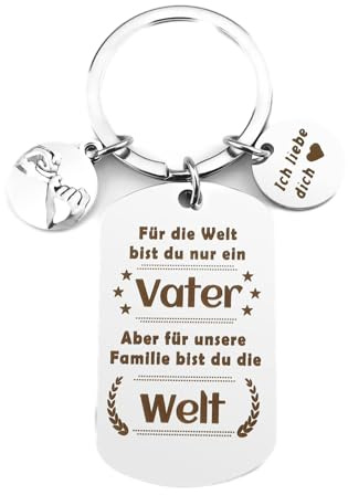 Vatertagsgeschenke für Papa, Papa Geschenk Schlüsselanhänger Papa Bester Papa Geschenke Geburtstag Geschenke für Papa, Papa Vatertagsgeschenk Geschenkideen für Papa Weihnachtsgeschenke für Papa