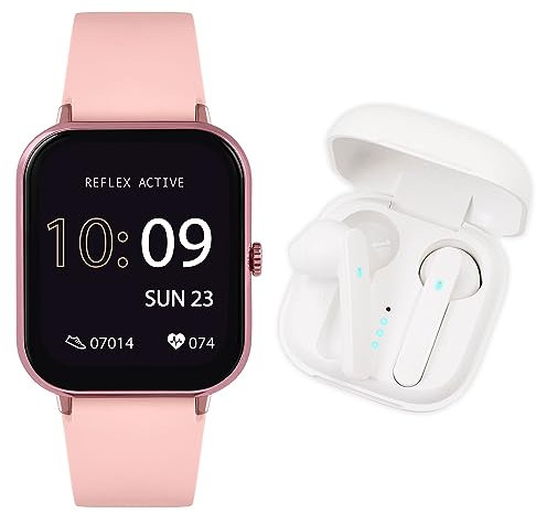 Reflex Active Series 17 Women's Multi-Function Digital Smartwatch and Wireless Earbud Set