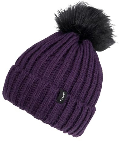 Pikeur Beanie Basic Damen Mütze Blueberry lila Sportswear HW 23