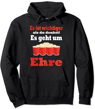 Beerpong Herren Bier Pong Bierpong Pullover Hoodie