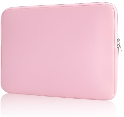 14 Inch Laptop Sleeve Protective Case-Soft Cover for MacBook Air/Pro,pink | Padded Case Shockproof Cover for MacBook Air15/Pro14 M5 M4 M3 M2 ,Slim 14 Inch Notebook Surface Chromebook Laptop Bag