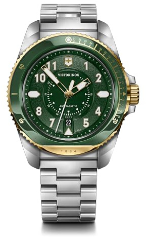 Victorinox Men’s Watch Journey 1884 Ø 43 mm, Swiss Made, Analogue Quartz, Water-Resistant up to 200 m, Stainless Steel Strap