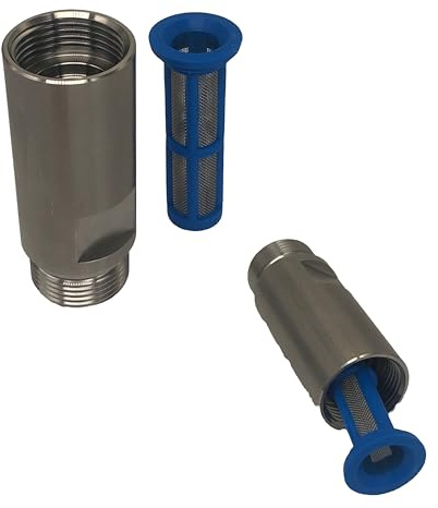 Langzeitfilter Filter Sieb 3/4'' Schraubanschluss für Spülmaschine Waschmaschine Ideal für Zahnarztpraxen mit Thermodesinfektoren, Spülmaschinen oder empfindlichen Wassergeräten