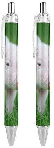 Cute Pig Druckkugelschreiber, 0,5 mm, feine Spitze, flexibel, runder Schaft, für Männer und Frauen