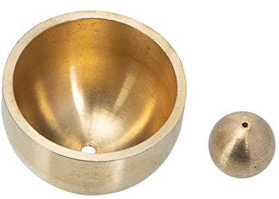 Gadpiparty Copper Wind Chime Accessory 32mm Bell Replacement Pure Copper Bead for Doorbells and Refrigerator Bells Japanese Style Feng Shui Accessory for Home and Garden