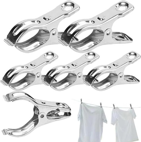 Pinzas de acero inoxidable para invernadero, pinzas para cubrir filas, pinzas de malla para invernadero, pinzas de invernadero resistentes con fuerte sujeción para paños de sombra de plantas