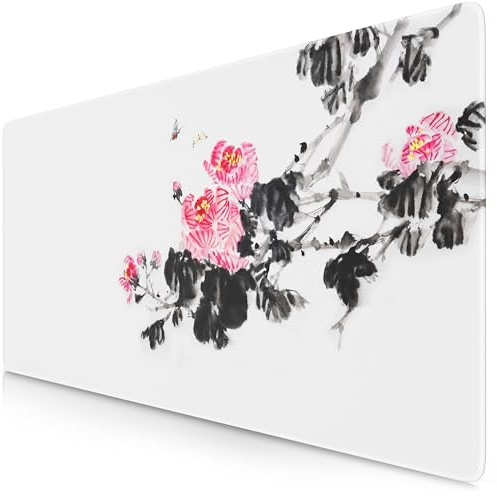 TITANWOLF Tapis de Souris Gaming XXL 900x400mm, Mouse Pad Mat, sous-Main Bureau Gamer Extra Large en Tissu, Base antidérapante, Haute précision et Vitesse, pour Souris claviers Roccat Razer Logitech