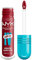 NYX Professional Makeup Brillo de Labios Hidratante, Color y Brillo Efecto Húmedo, Hasta 12H de Hidratación, Con Vitamina B12 y Magnesio, Lip IV Hydrating Gloss Stain, Tono: Berry Thirsty