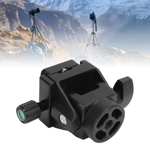 Testa Inclinabile per Monopiede in Lega di Alluminio con Piastra a Sgancio Rapido per la Fotografia di Birdwatching