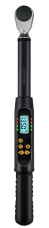 Hookurity Clé dynamométrique numérique Professionnelle réglable, 3/8 1/2, Sauvegarde des données, clé d'outil de réparation de vélo de Voiture(3-60N.m 3-8)
