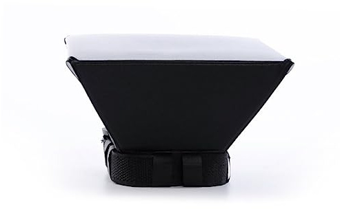 Blitzdiffusor für DSLR Kamerablitz, Schwarz, Kunststoff | Tragbar, Softbox Form für Weiche Ausleuchtung, für Fotografie Zubehör im 2 Stück