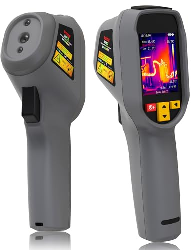 BSIDE HX2 Wärmebildkamera 320×240 IR Auflösung Visuelle Kamera Infrarot-Wärmebildkamera, -4°F bis 1022°F, 25 Hz Bildfrequenz, Hoch-/Niedrigtemperatur-Alarm Handwärmebildkamera