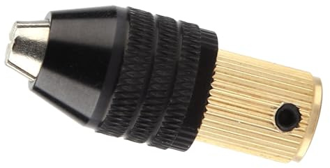Portabrocas autoajustable en miniatura, accesorios para Mini taladro eléctrico, juego de mandril de taladro eléctrico recto de tres mandíbulas de 0,3-3,4mm (#1)