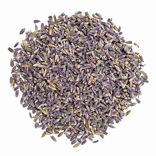 Organic Lavender Flowers - 100% Certified Organic - 1 lb (16 oz) - Culinary Grade - Herbal Tea - EarthWise Aromatics
