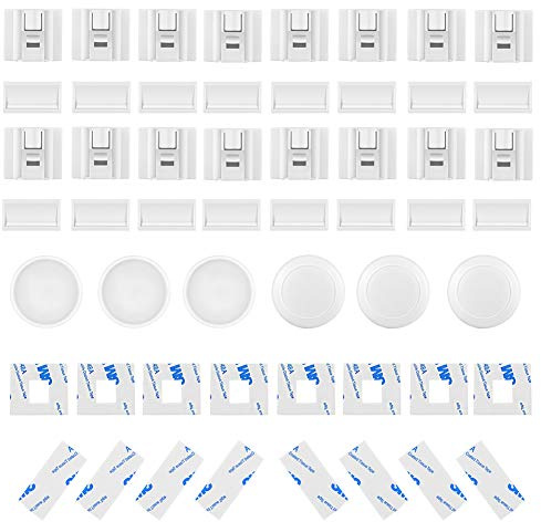 Sonew Kindersicherung Magnetische Schrankschlösser, ohne Bohren unsichtbare Kindersicherung für Schrank (16 Schlösser & 3 Schlüssel)