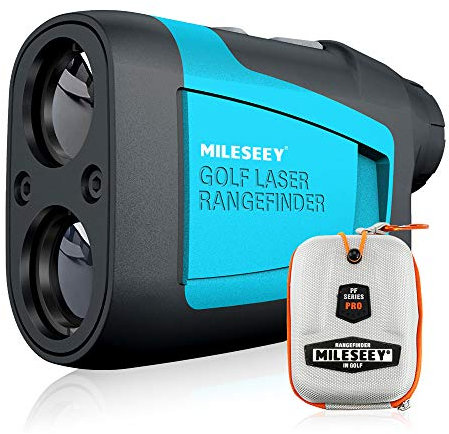 MiLESEEY Laser Golf Entfernungsmesser 600M mit Slope, ± 0,5m Genauigkeit, Flaggensperre, Scan Modus, Entfernungsmesser Jagd mit 6 facher Vergrößerung,Geschwindigkeitsmessung