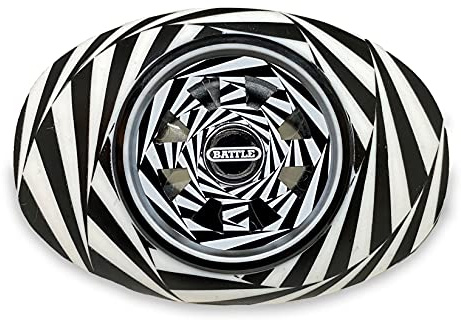 Battle Sports Spinner Oxygen Football Mouthguard - Superior Airflow & Better Performance, Maximum Protection & Breathability Football Mouthpiece, Works with Braces - Kaleidoscope
