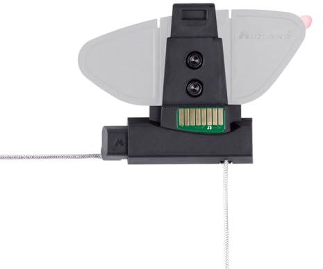 Midland - Base di Aggancio di Ricambio Linea BT Pro per Interfono Moto BTX2 PRO S LR, BTX1 PRO S e BTX1 PRO - Senza Luce di Stop, Facile Installazione e Compatibilità con Tutti i Tipi di Casco Moto