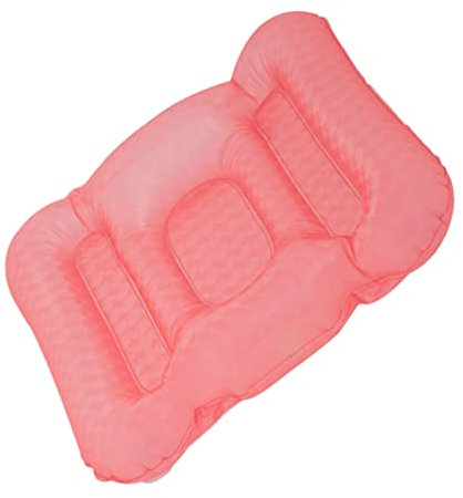 BESPORTBLE 1stück Aufblasbares Sitzkissen Ergonomisches Badewannenpolster Mit Saugnäpfen Wasserbefüllbare Badewannenmatte Praktischer Komfort Für Entspannende Bäder