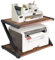 Awoyep Druckerständer Druckerhalter Druckertisch Mikrowellen Regal: 2 Stöckiger Desktop Drucker Stand Mikrowellengestell Mehrzweck Schreibtisch Organisator Bäckerregale Küchenregal (Braun)