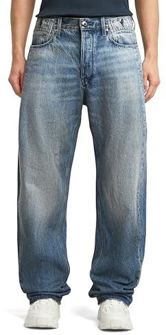 G-STAR Jeans Larghi 3D, Blu (Vintage Gold Digger D25357-d788-h117), 36W x 34L