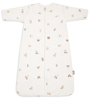 Jollein Saco de dormir para bebé - 90 cm - Algodón - 2.5 a 3.5 TOG - Mangas desmontables