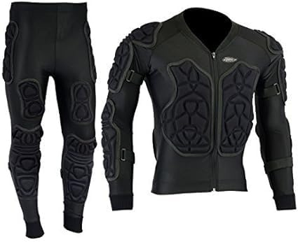MCW Gear Full Body Armour Skiing Skating Skateboard Snowboarding Impact Padded Spin Protection Protective 3D Suit (S)