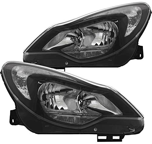 Halogen Scheinwerfer Frontscheinwerfer für Set CORSA D Bj. 01/11->> H7 H1